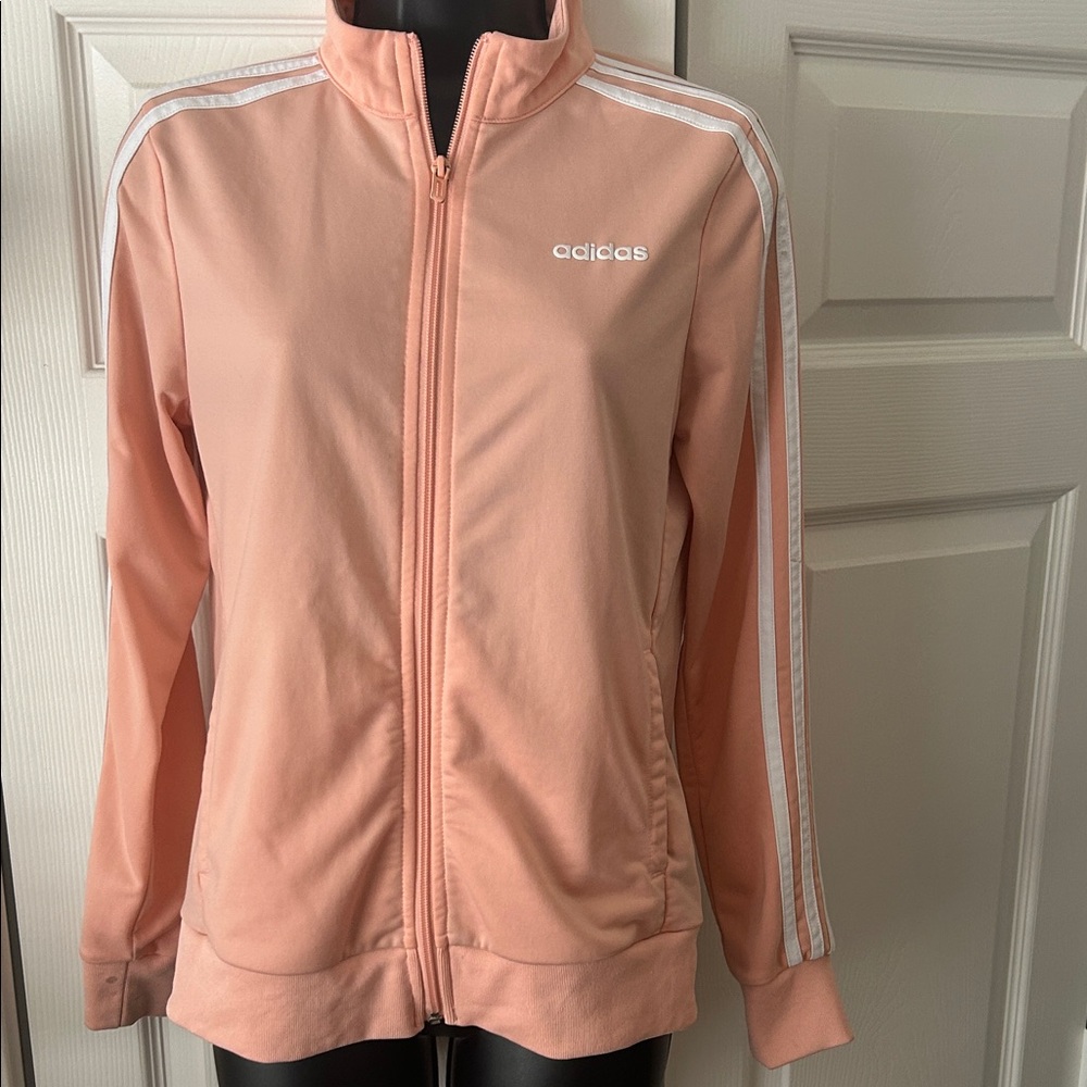 Adidas Women's Soft Pink Bomber Jacket